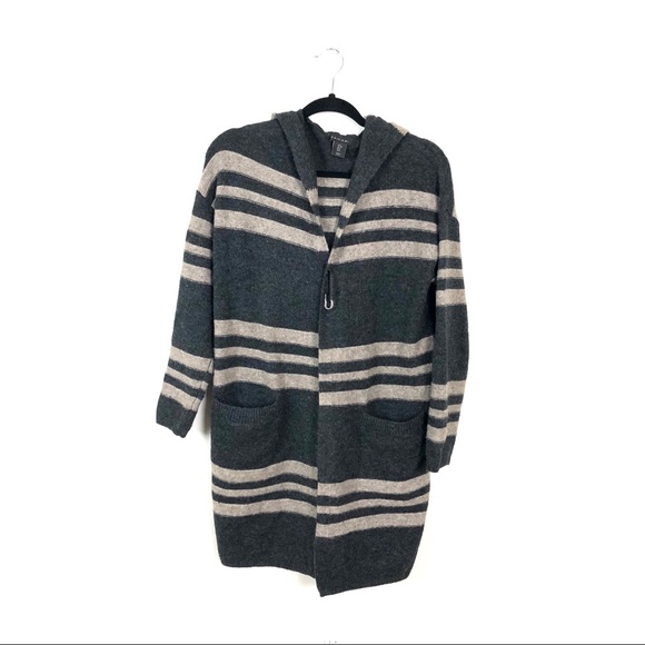 Tahari Sweaters - Tahari striped open cardigan